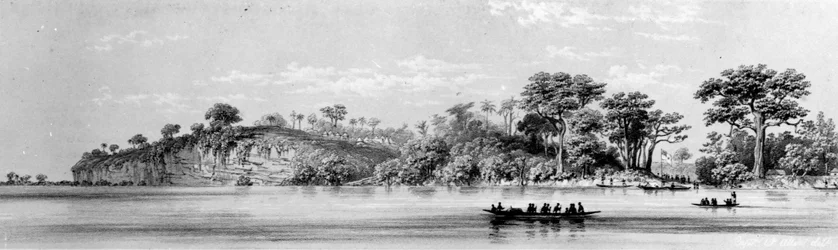 Kliffs bei Attah, aus 